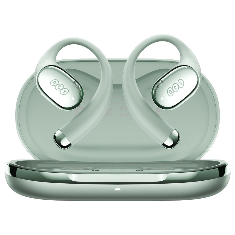 QCY Crossky R70 Open-Ear Earbuds, LDAC Hi-Res Audio, 52H Playtime