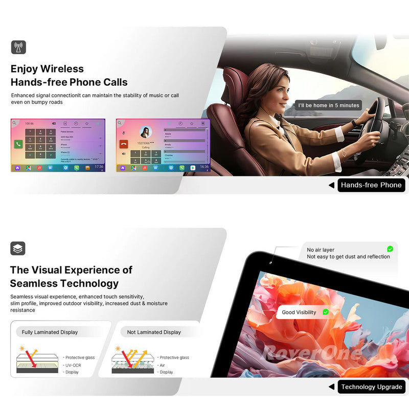 RoverOne Car Stereo Radio Bluetooth CarPlay GPS Navigation for Hyundai i30 II 2 GD 2011 - 2017