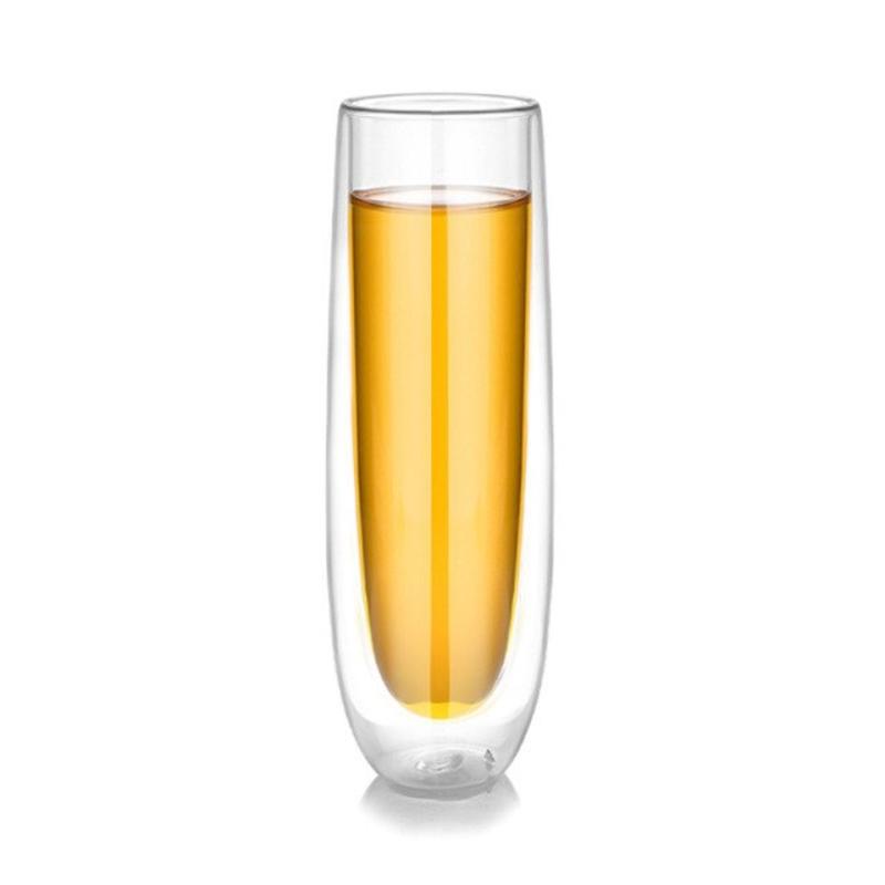 German Style Red Wine Glass with Double Walls