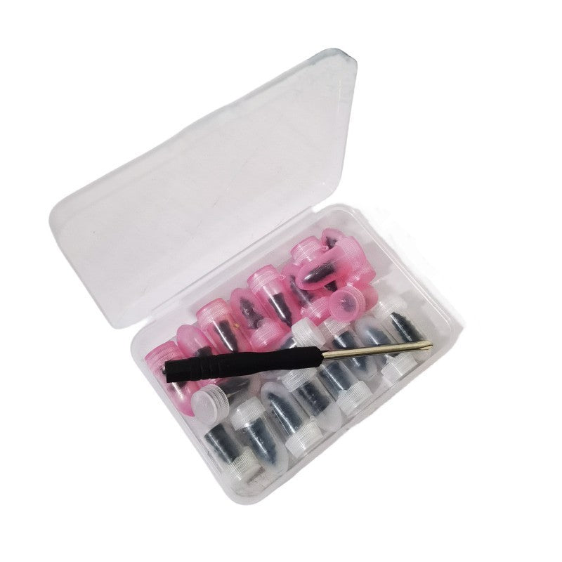 100-Piece Tire Repair Plug Kit- Mushroom Nails for Cars,Bikes & Motorcycles