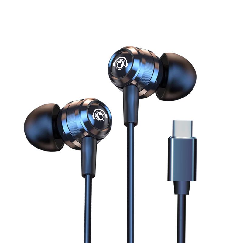 Wired In Ear Headphones for Sound Quality Mic Hifi Stereo Metal headphones