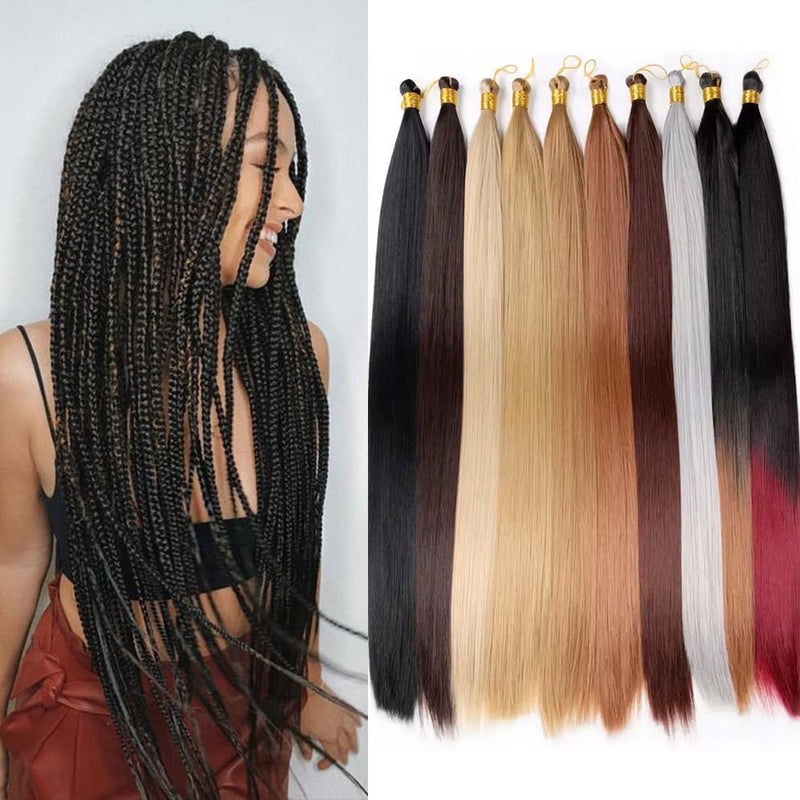 Woman Straight Hair Extensions: Straight Hair Bulk - Long Straight Hair Bundles