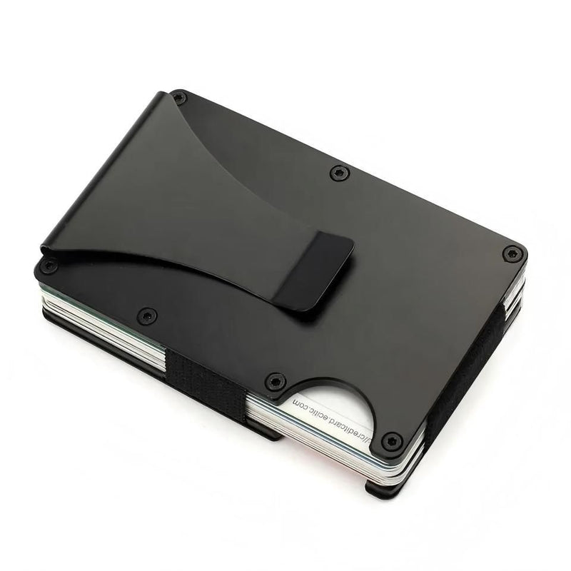 HardyComforts Men's Metal Wallet Credit Card Minimalist Wallet Card Holder
