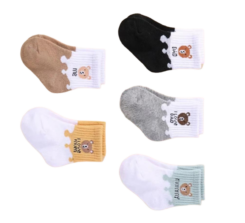 5 Pairs Baby Socks Low Cut Socks for Newborn Toddler Baby Socks