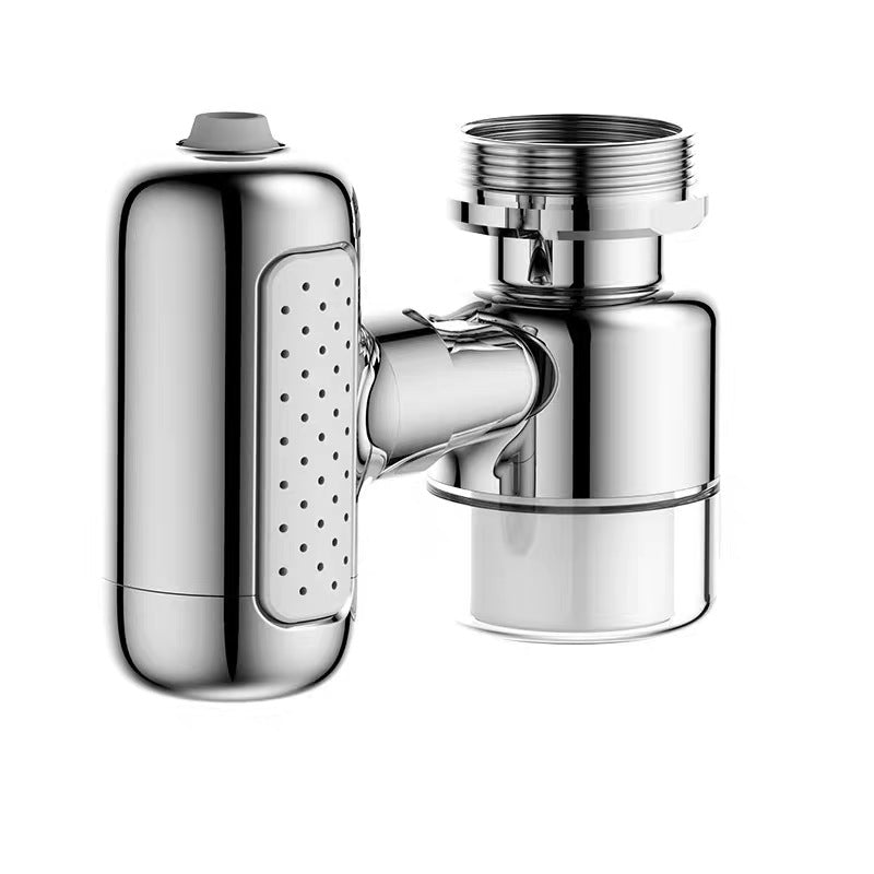 4-Mode Rotating Faucet Sprayer – 360° Swivel Head for Kitchen & Bathroom Taps