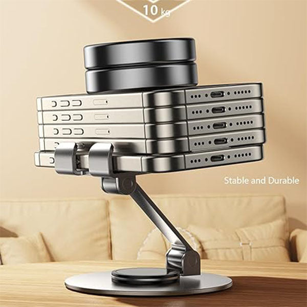 360° Foldable Phone Stand – Adjustable Desk Holder for iPhone & Android