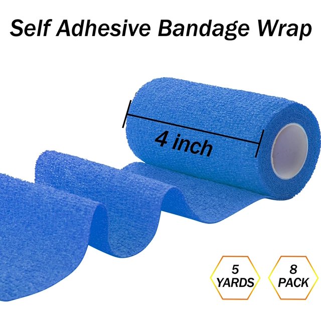4 Rolls Self-Adherent Cohesive Bandage
