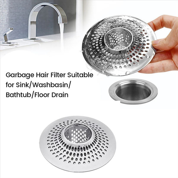 Metal Hair Catcher for Shower & Bathtub – Rust-Resistant