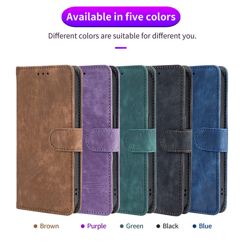 Flip Cover for Infinix Hot 60 PU Leather Phone Case [RFID Blocking] With Hand Strap