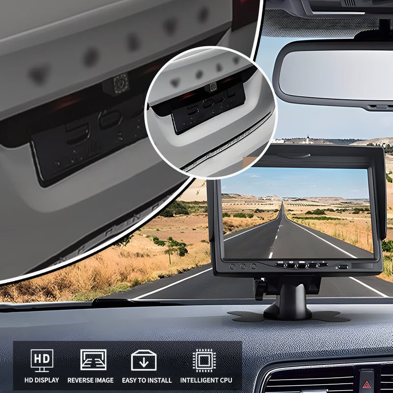 License Plate Backup Camera, AHD 1080P 170 Degree Wide View