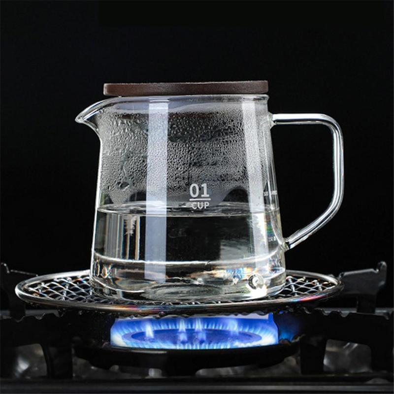 300ml Glass Pot Heat Resistant With Lid Home Coffee Pot Coffee Pot Hot