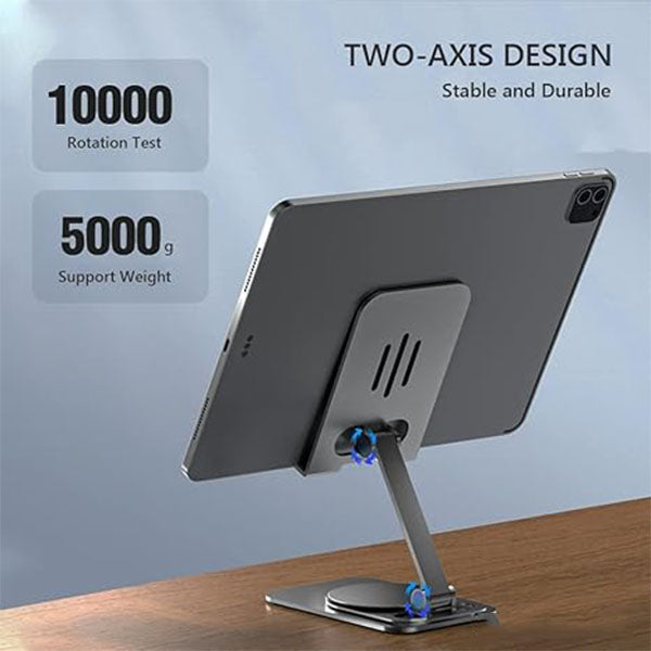 360° Foldable Phone Stand – Adjustable Desk Holder for iPhone & Android