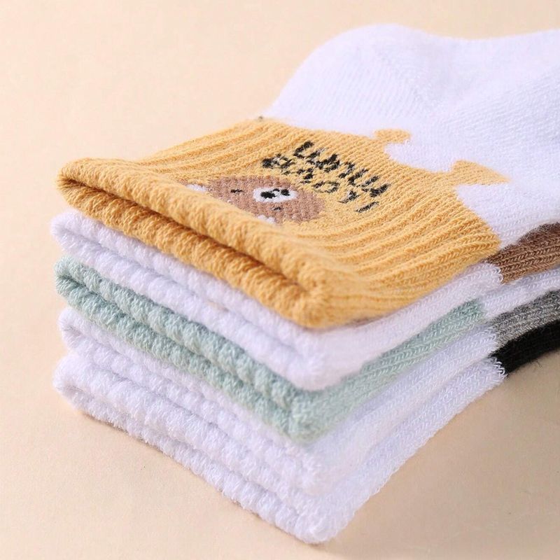 5 Pairs Baby Socks Low Cut Socks for Newborn Toddler Baby Socks