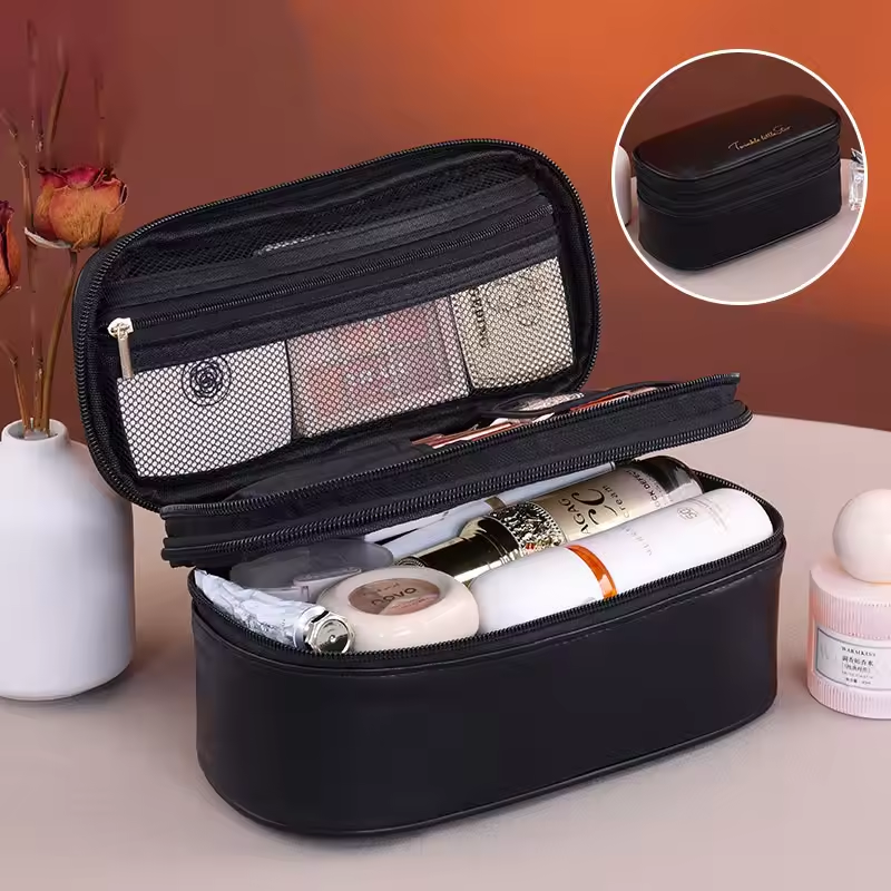 Water Resistant Portable Travel Cosmetic Organizer Case