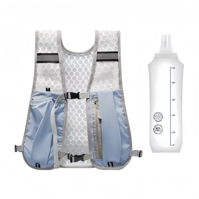 Marathon Running Vest With 500ML Soft Water Bottle