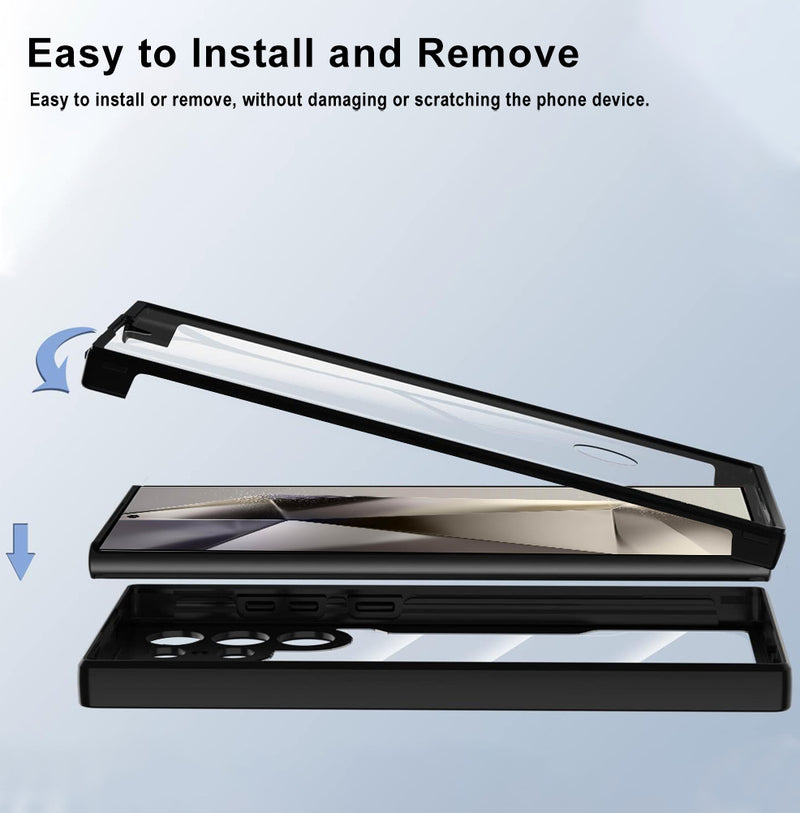 360 Full Protection Case for Samsung Galaxy S26 Ultra Cover Built-in Screen Protector