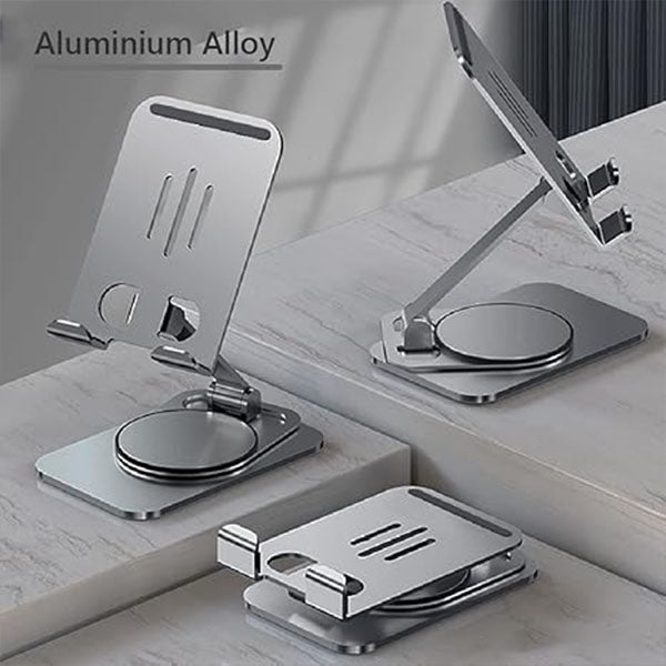 360° Foldable Phone Stand – Adjustable Desk Holder for iPhone & Android
