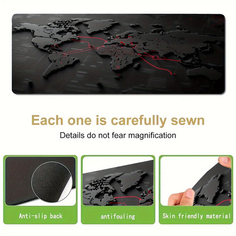 Gaming Mouse Pad Non-Slip Waterproof Mousepad for, Office & Home 90x40