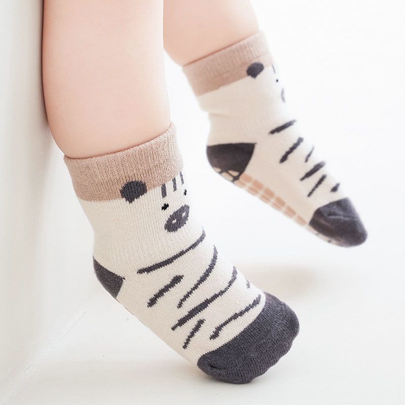 5 Pairs Kids Non-Slip Socks Baby Floor Breathable for Toddler Children