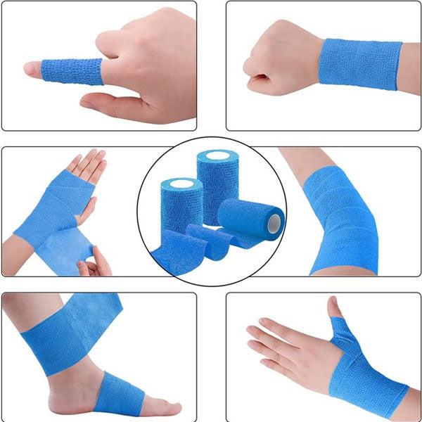 4 Rolls Self-Adherent Cohesive Bandage