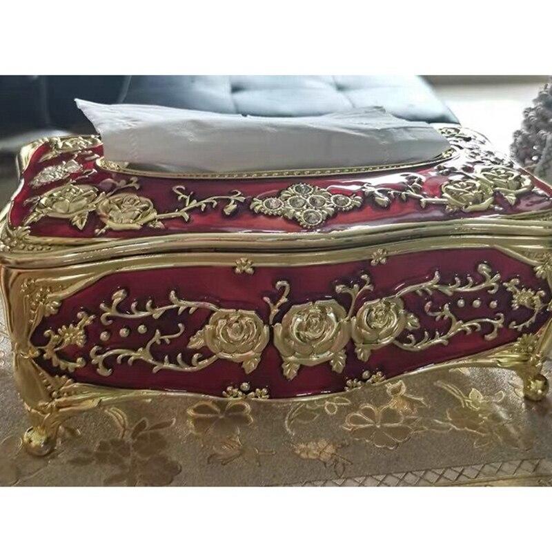 European Style Luxury Fabric Paper Towel Box