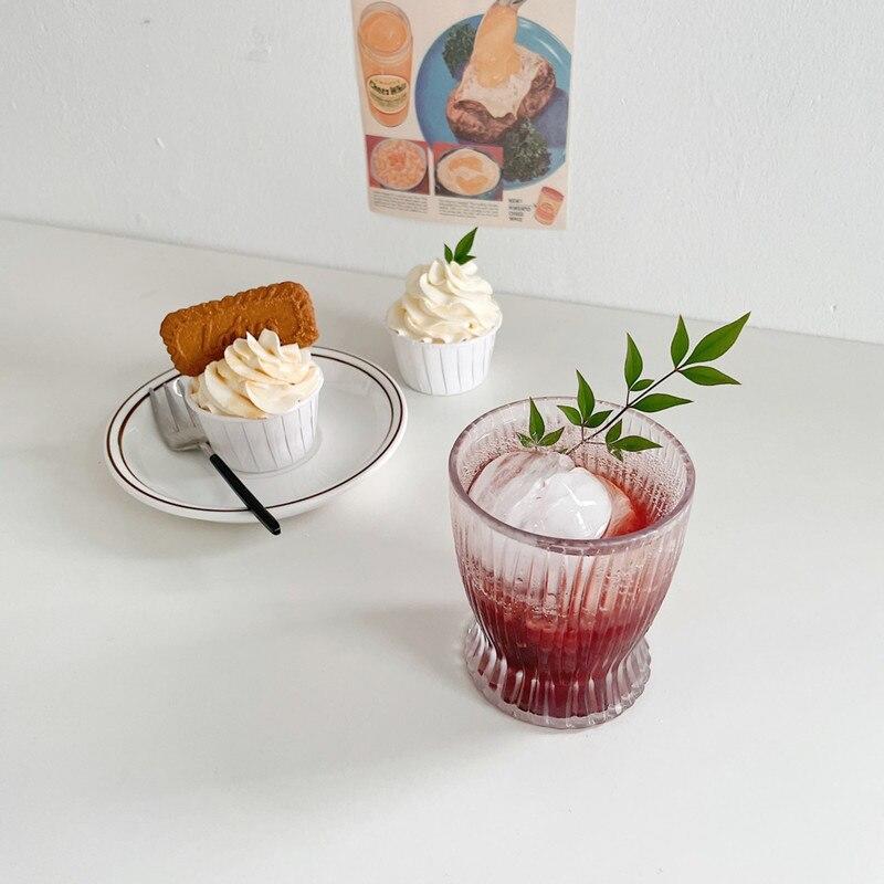 Nordic transparent glass shot cup coffee coffee drinks whisky cocktail