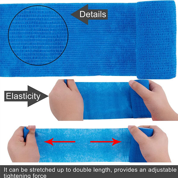 4 Rolls Self-Adherent Cohesive Bandage