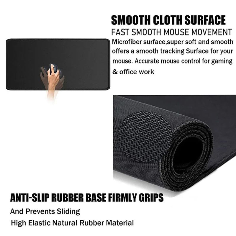 Gaming Mouse Pad Non-Slip Waterproof Mousepad for, Office & Home 90x40