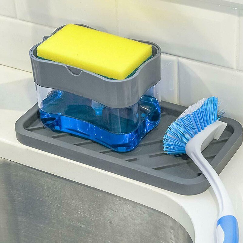 Hot 2 in 1 Sponge Soap Dispenser