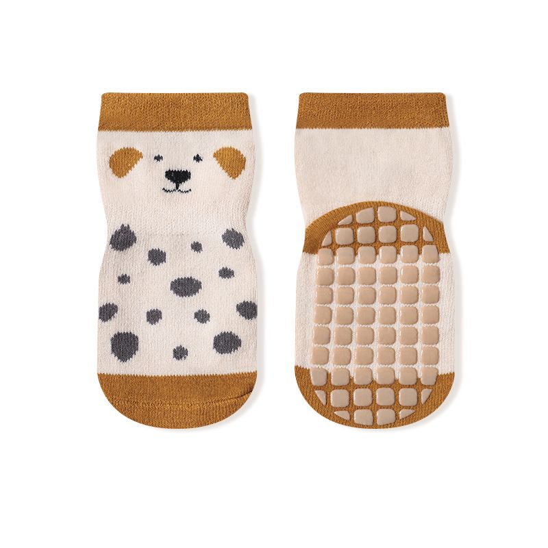 5 Pairs Kids Non-Slip Socks Baby Floor Breathable for Toddler Children