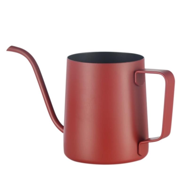 250ml long pouring stainless steel narrow neck columnar green watering Pot