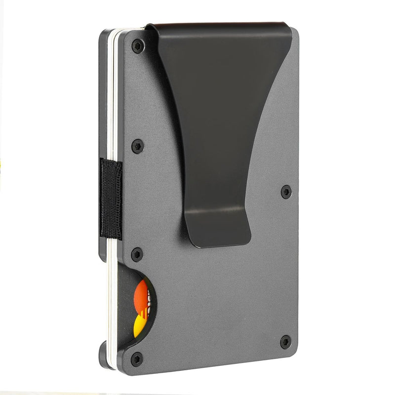 HardyComforts Men's Metal Wallet Credit Card Minimalist Wallet Card Holder