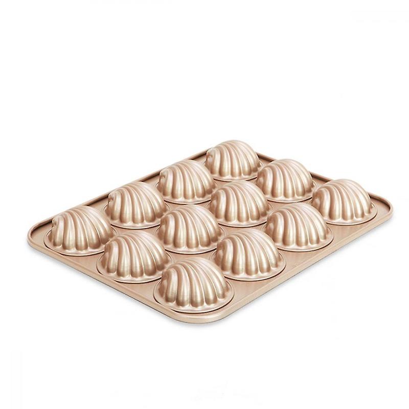 12 non-stick boxes for baking cakes Madeleine