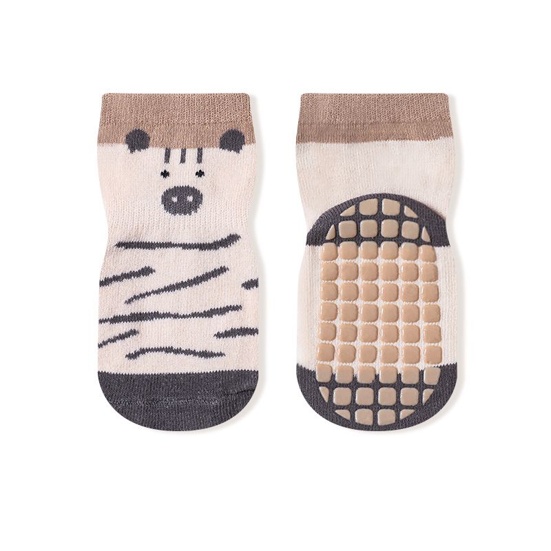 5 Pairs Kids Non-Slip Socks Baby Floor Breathable for Toddler Children