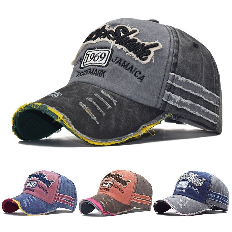 Sport Camping Baseball Caps Retro Embroidery 1969 Vintage Cap