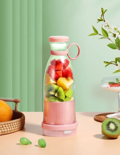 Electric Juicer Cup 6 Blades Blender Milkshake Machine USB Portable Fruit Milk Mixing Tool Mini Fresh Juice Blender