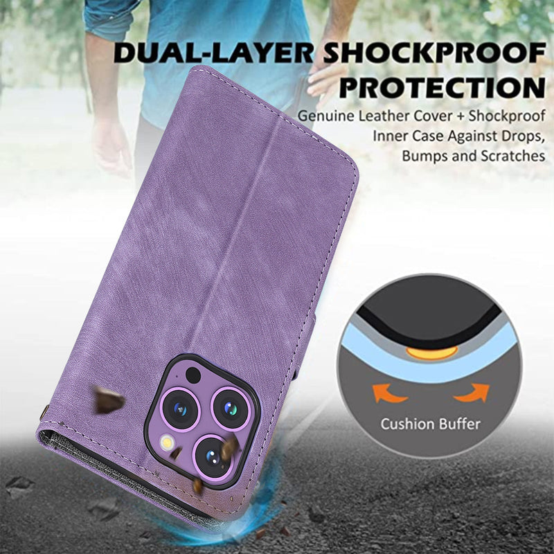 Flip Cover for Google Pixel 10 PU Leather Phone Case RFID Blocking With Hand Strap