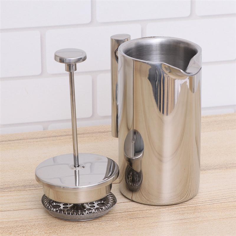1000 ml coffee maker two-layer stainless