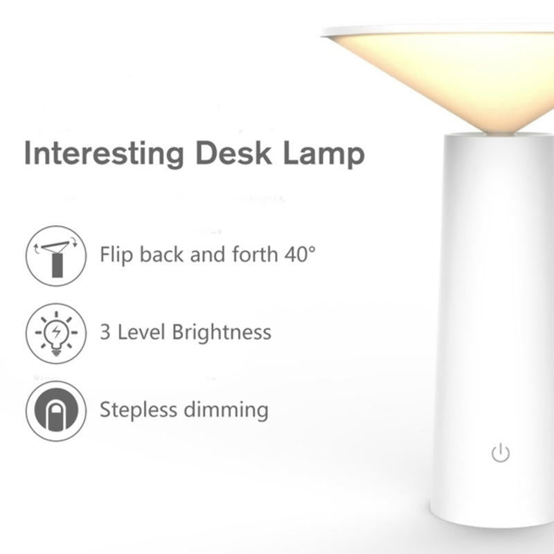 LED Dimming Eye Protect Desk Lamp USB Battery Reading Table Lamp