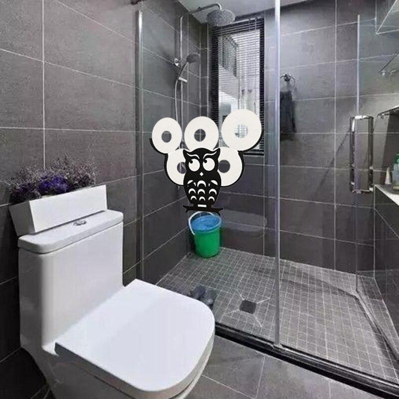 Cute Staring Owl Iron Pet Towel Hanger