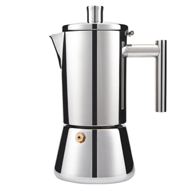 300ml Italian Style Coffee Maker Stainless Steel