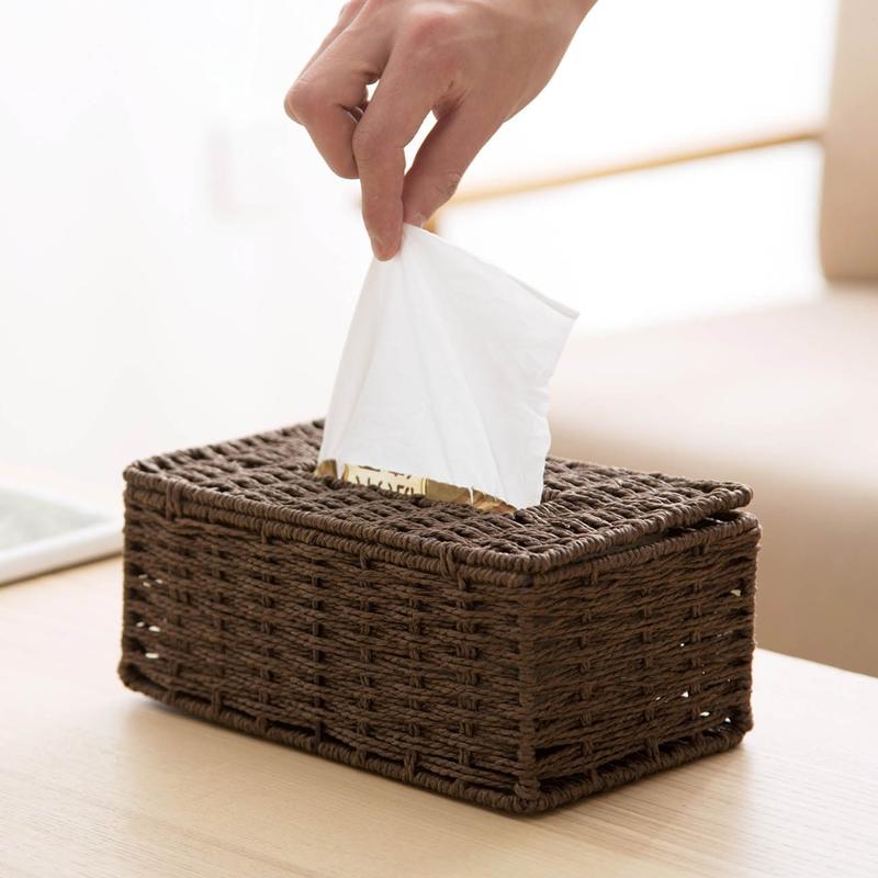 Rattan Napkin Box Napkin Container Cover