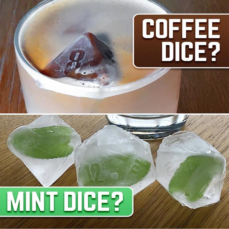 Flexible Ice Cube Shaped Freezer Silicone Ice Cube Mold For Whisky Mix