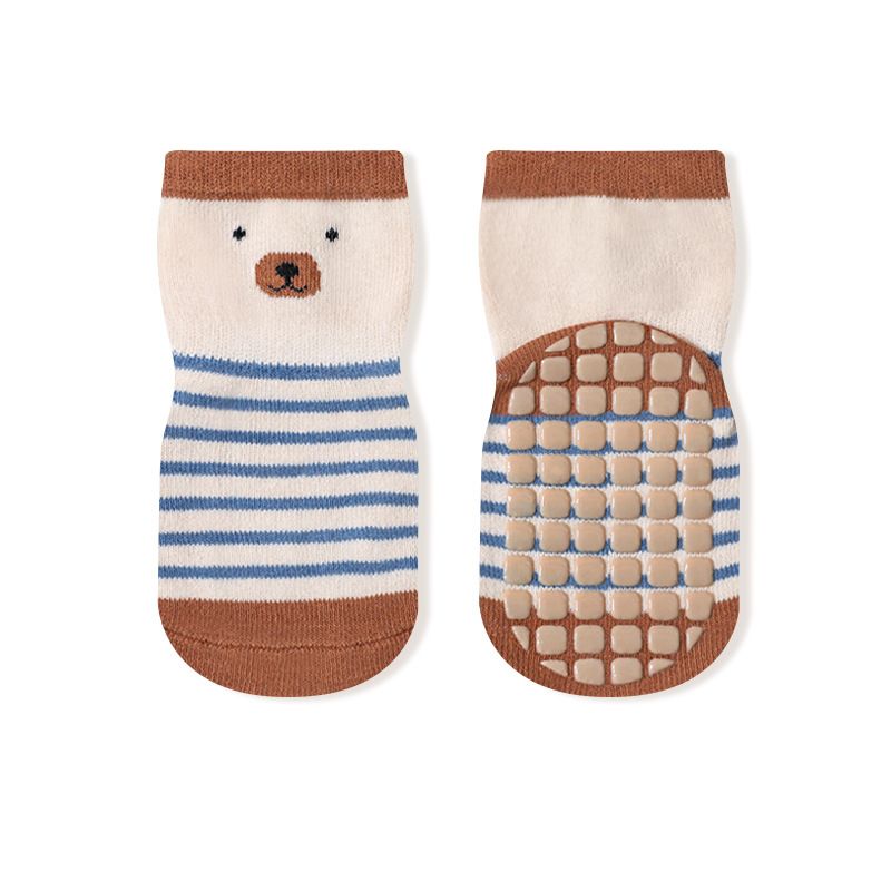 5 Pairs Kids Non-Slip Socks Baby Floor Breathable for Toddler Children
