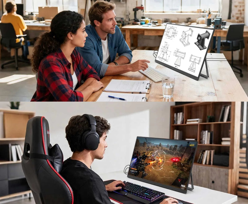 23.8inch Portable Monitor 120Hz RGB 100%