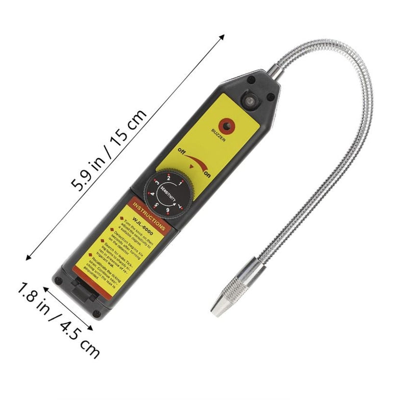 IPSTYLE Leak Detector WJL-6000 Portable Refrigerant Gas Leak Detector HVAC