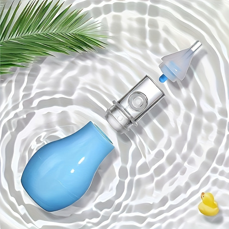 Manual Baby Nasal Aspirator – Medical-Grade Silicone Snot Pump for Newborns