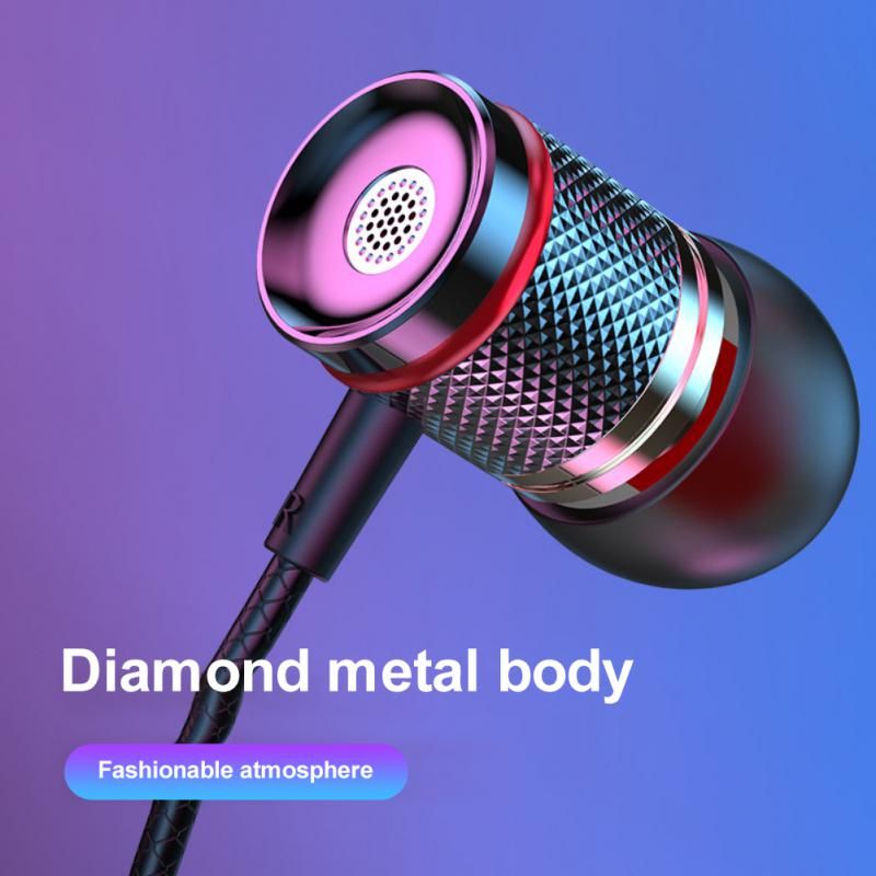 Type-C Headset 9D Bass Stereo Earbuds In-Ear Handsfree Earphones For Phones