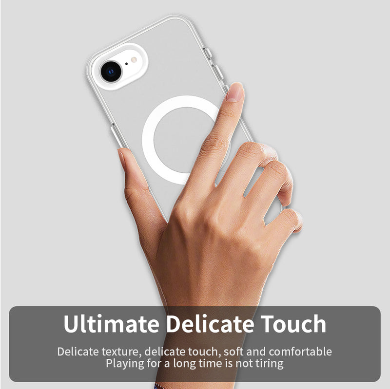 Phone Case for iPhone 16e/se4, Compatible with Magsafe,Shockproof Magnetic Case Cover