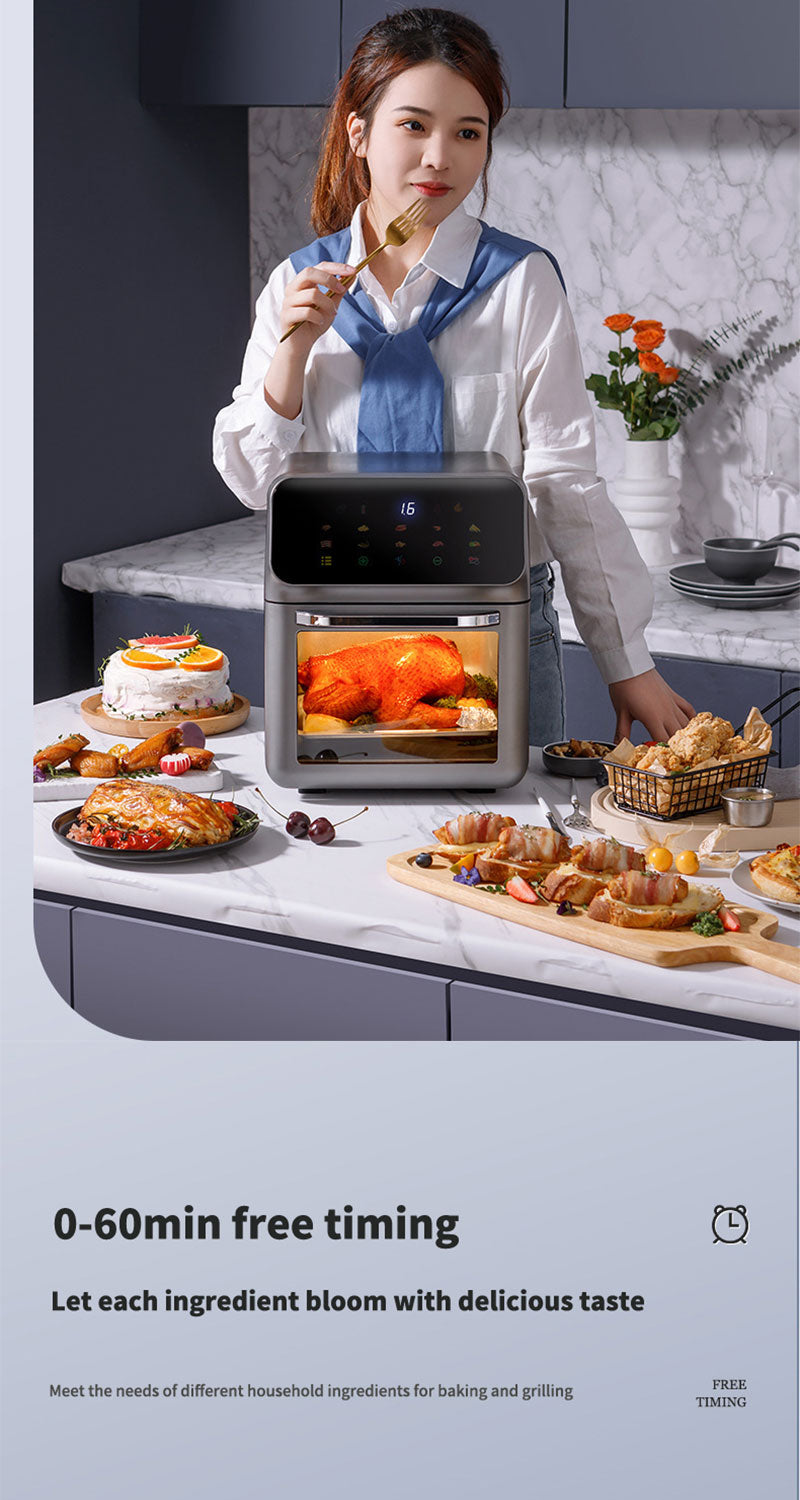 9L Large Capacity Electric Air Fryers Oil-free